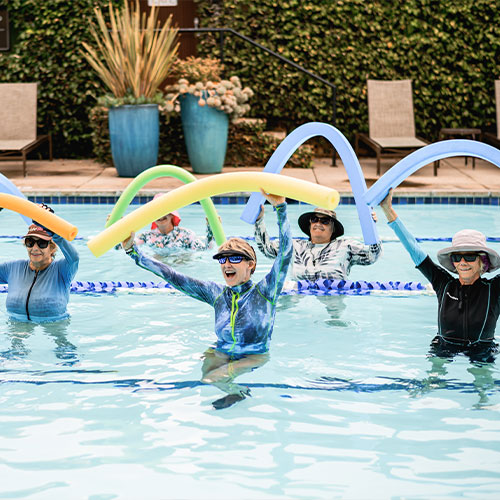 aquatics classes santa barbara people in class