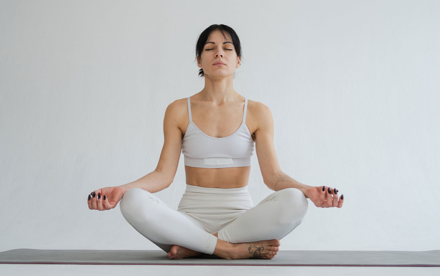 world meditation day, woman in yoga pose