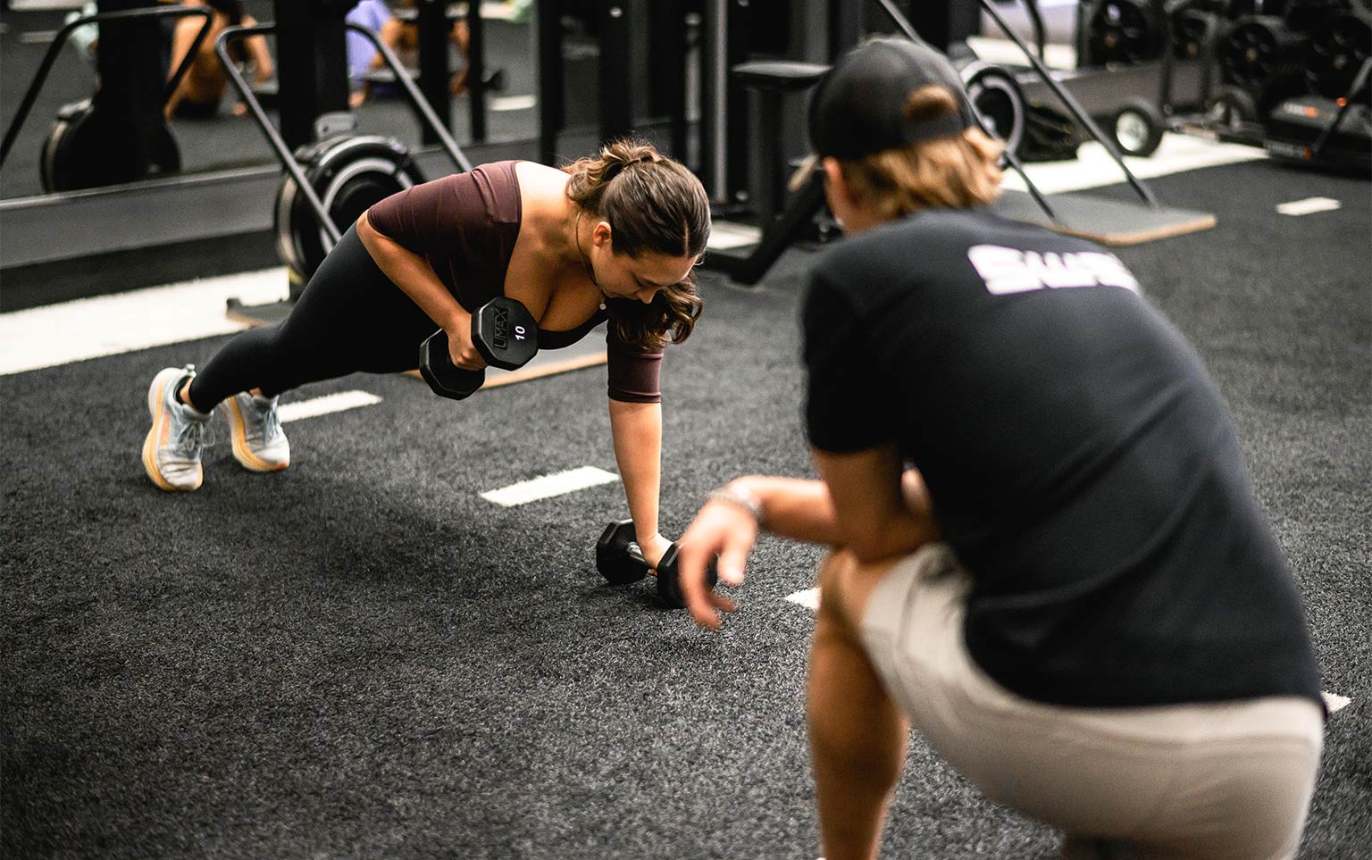 fitness goals, Swell trainer with client