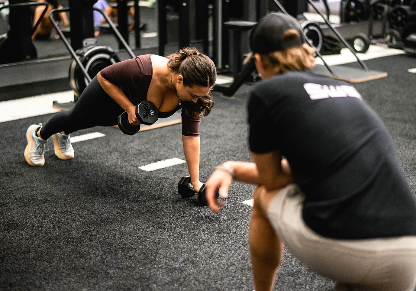 fitness goals, Swell trainer with client