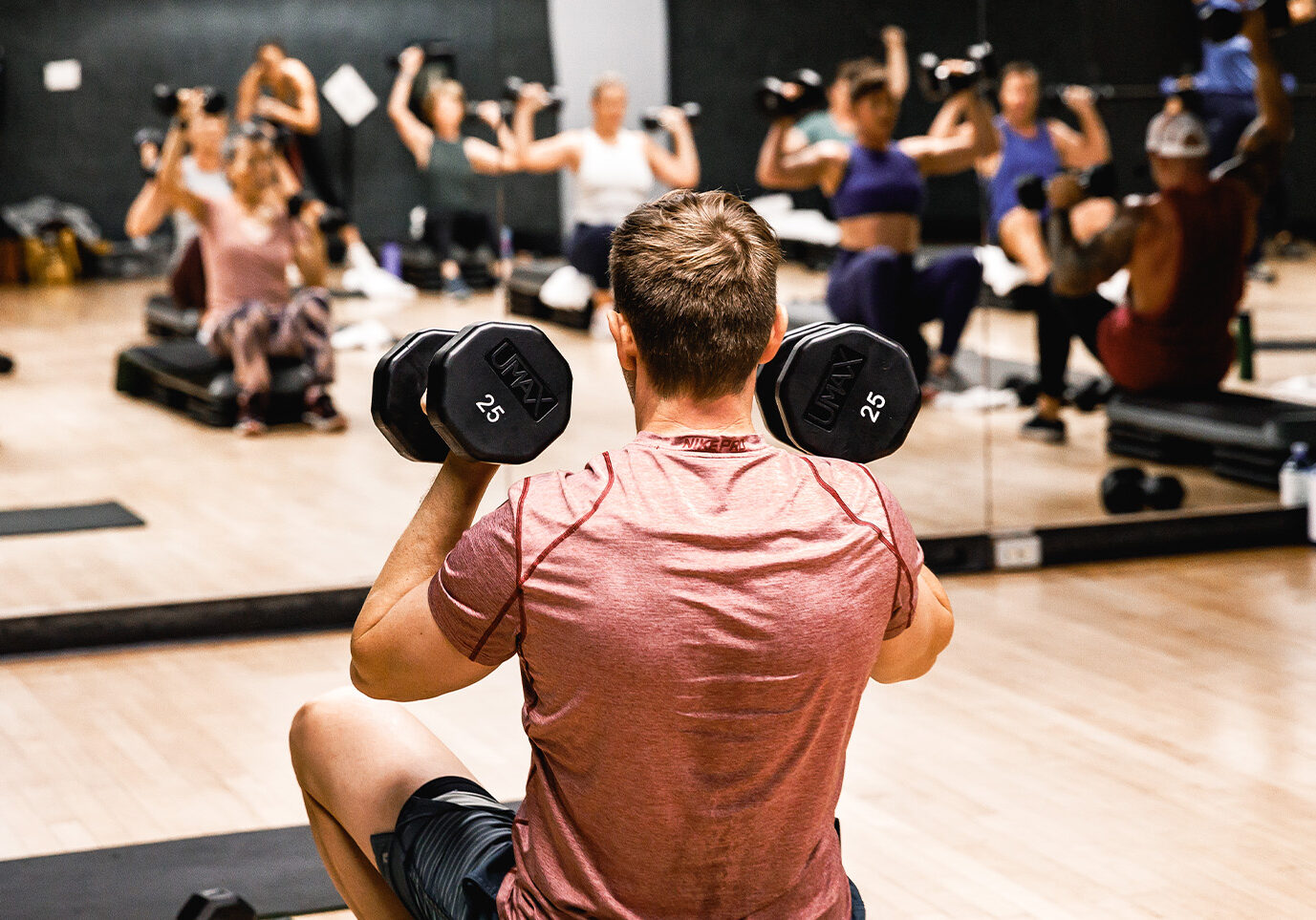 man with dumbbells, strength training 101